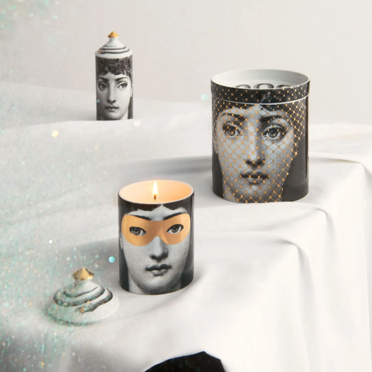 Fashion Candela Profumata Se Poi - Decoro Mascherina - Fragranza Frutto Proibito Candele Profumate