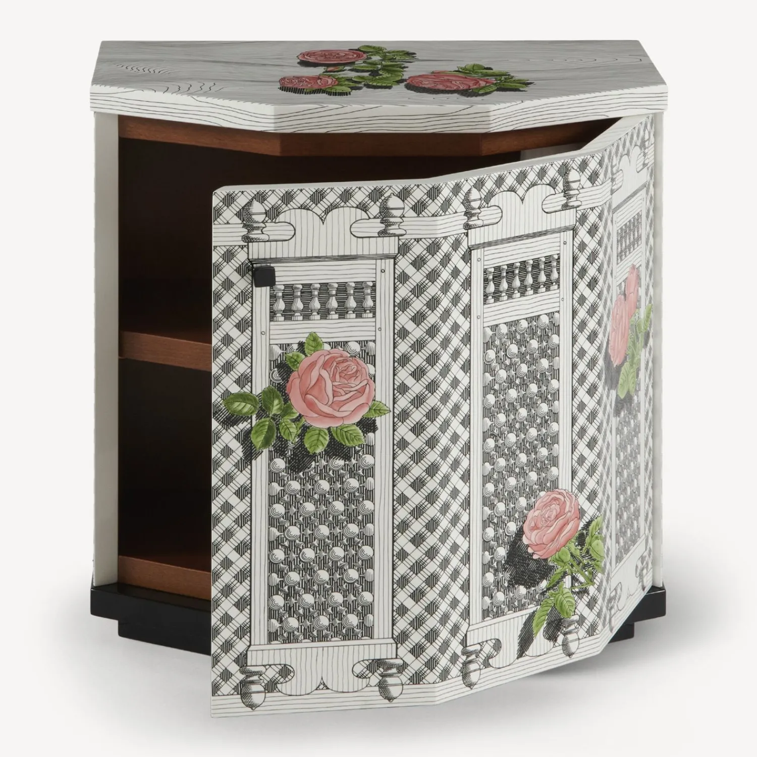 Clearance Comodino Poliedrico Musciarabia Con Rose Armadietti