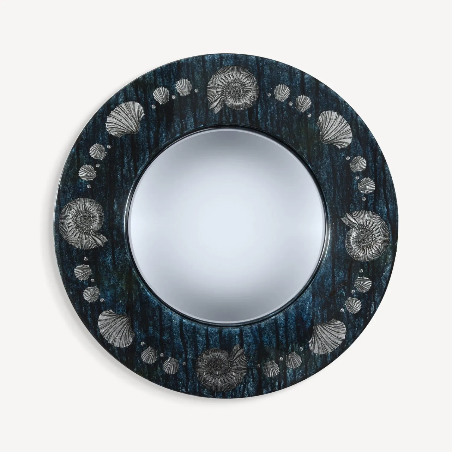 Sale Cornice Con Specchio Convesso Giro Di Conchiglie Specchi Di Design