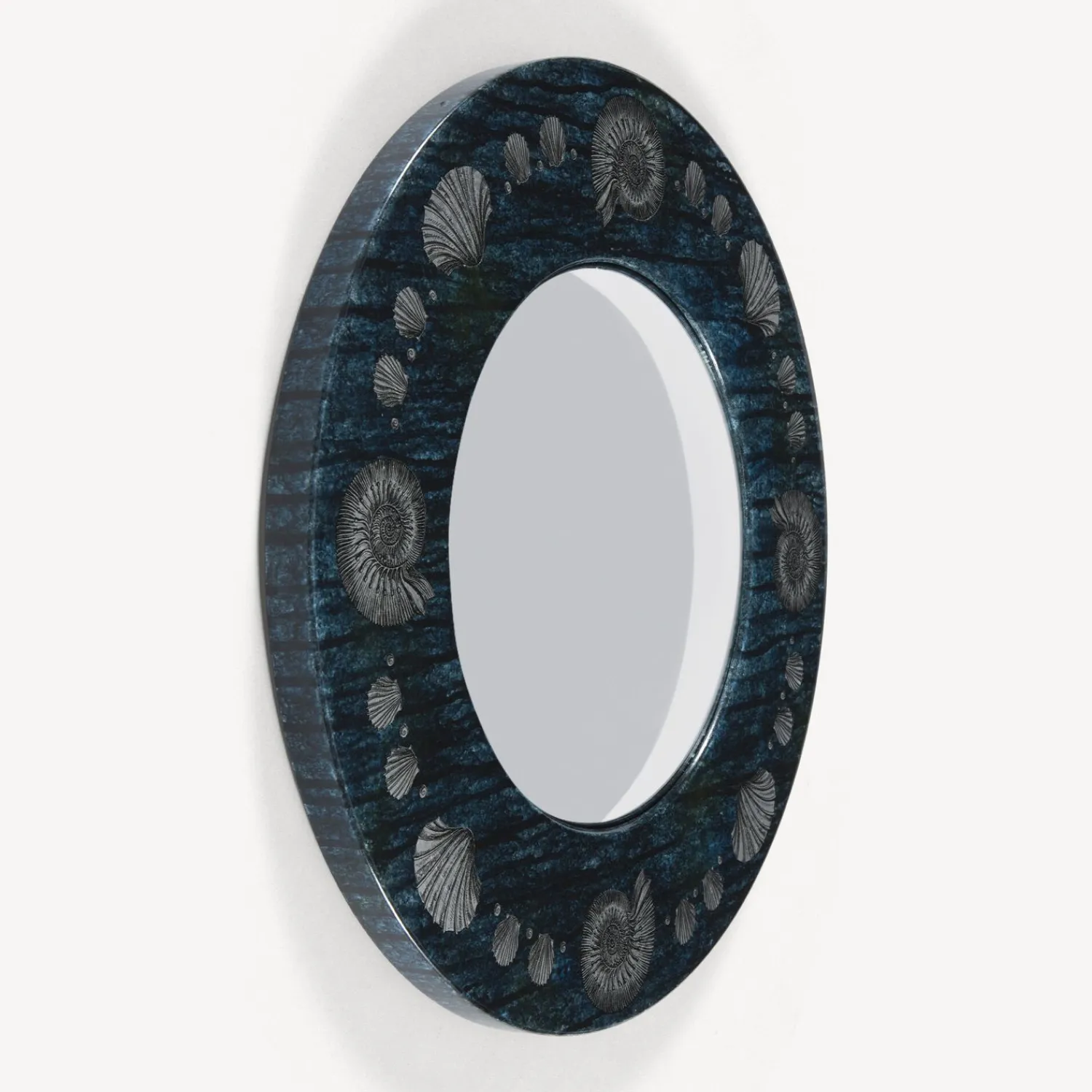 Sale Cornice Con Specchio Convesso Giro Di Conchiglie Specchi Di Design