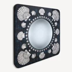 Sale Cornice Con Specchio Convesso Giro Di Conchiglie Specchi Di Design