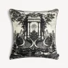 Outlet Cuscino In Cashmere Giardino Settecentesco Cuscini