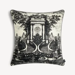 Outlet Cuscino In Cashmere Giardino Settecentesco Cuscini