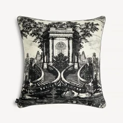 Outlet Cuscino In Cashmere Giardino Settecentesco Cuscini