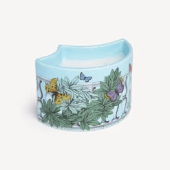 Clearance Nel Mentre Set Di Tre Candele Profumate - Decoro Farfalle E Balaustra - Fragranza Giardino Segreto Candele Profumate