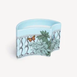 Clearance Nel Mentre Set Di Tre Candele Profumate - Decoro Farfalle E Balaustra - Fragranza Giardino Segreto Candele Profumate