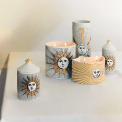 New Nel Mentre Set Di Tre Candele Profumate - Soli Decor - Fragranza Immaginazione Candele Profumate