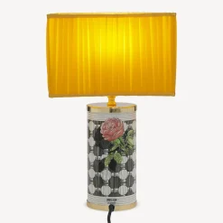 Discount Paralume Semicilindrico In Tessuto Plissettato Lampade E Paralumi