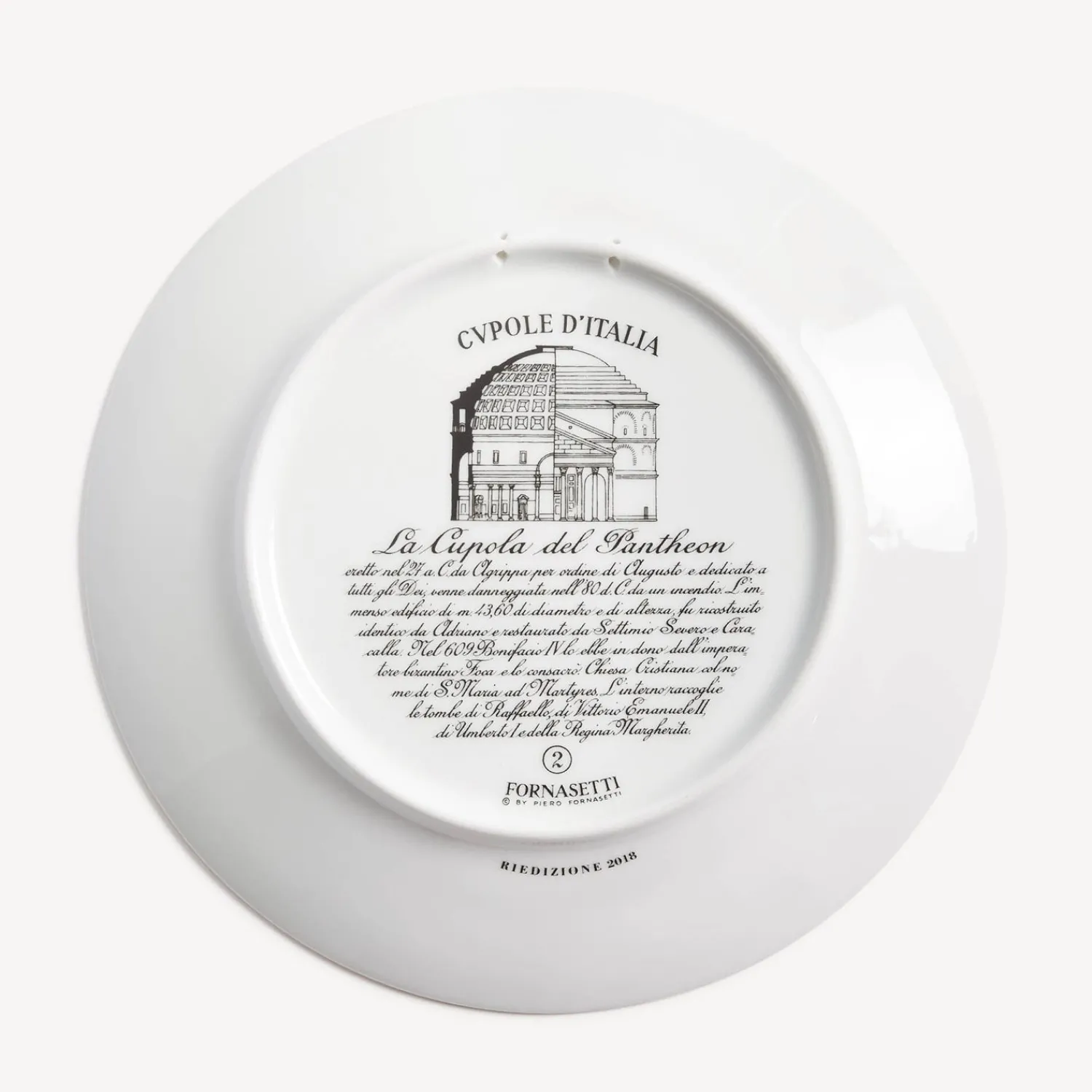 Discount Piatto Cupola Pantheon (Roma) Piatti Decorativi