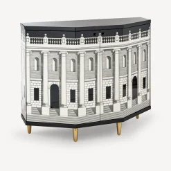Discount Piccolo Mobiletto Poliedrico Casa Con Colonne Armadietti