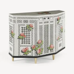 Flash Sale Piccolo Mobiletto Poliedrico Musciarabia Con Rose Armadietti