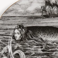 Fashion Placca Bordo Sirena N.6 Piatti Decorativi