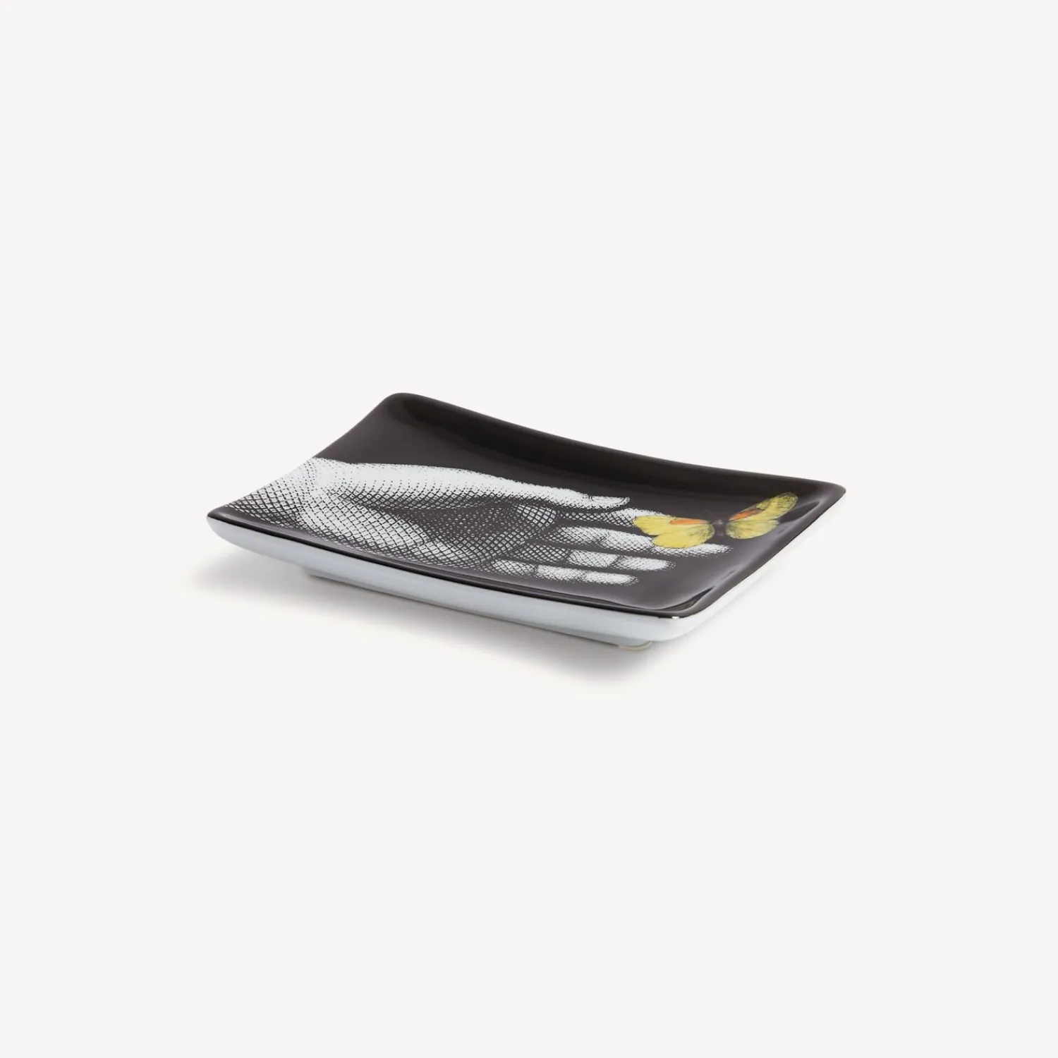 Discount Posacenere Mano Farfalla Gialla Posacenere Di Design
