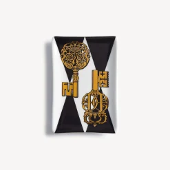 Shop Posacenere Rettangolare Chiavi E Rombi Posacenere Di Design