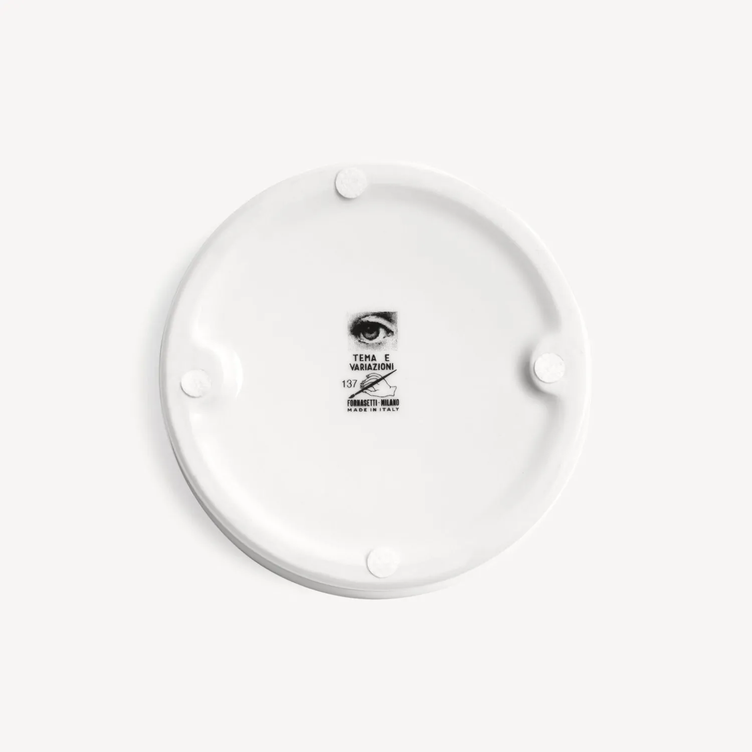 Outlet Posacenere Rotondo Tema E Variazioni N.137 Posacenere Di Design