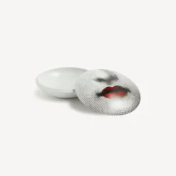 Fashion Scatola Rotonda Red Lips - Tema E Variazioni N.397 Piccoli Contenitori