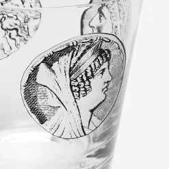 Discount Set 2 Bicchieri Acqua Cammei Bicchieri E Sottobicchieri