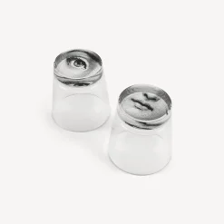 Discount Set 2 Bicchieri Occhio E Bocca Bicchieri E Sottobicchieri