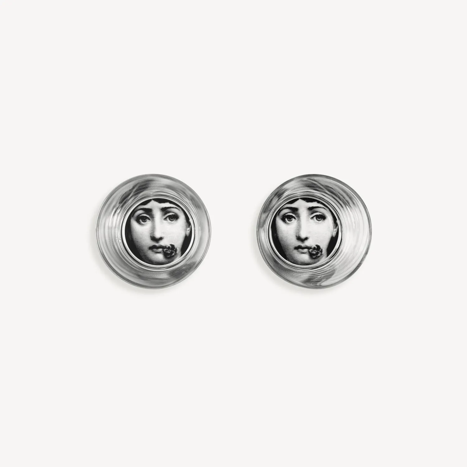 Sale Set 2 Bicchieri Tema E Variazioni Bicchieri E Sottobicchieri