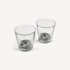 Sale Set 2 Bicchieri Tema E Variazioni Bicchieri E Sottobicchieri