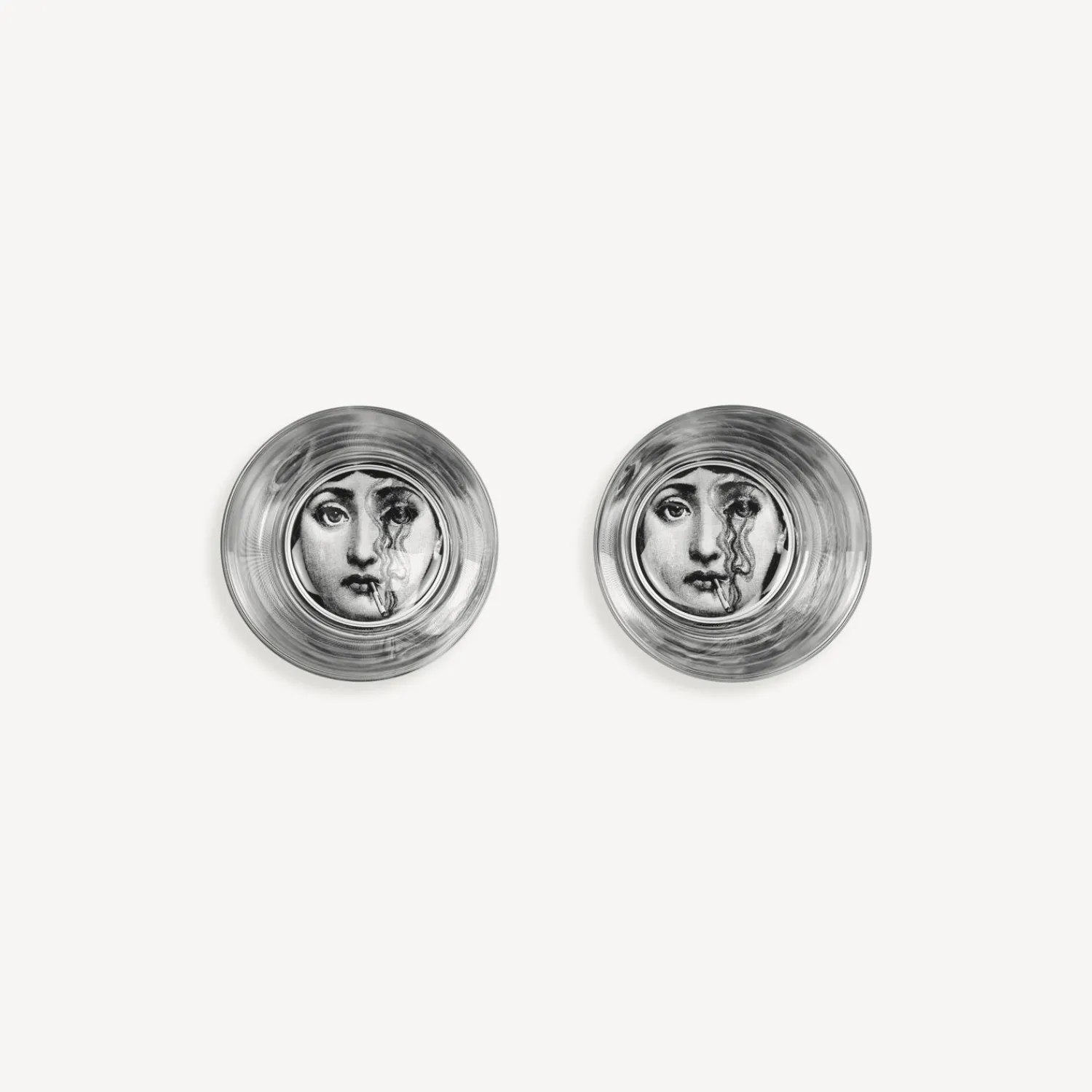 Sale Set 2 Bicchieri Tema E Variazioni Bicchieri E Sottobicchieri