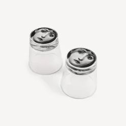 Sale Set 2 Bicchieri Tema E Variazioni Bicchieri E Sottobicchieri