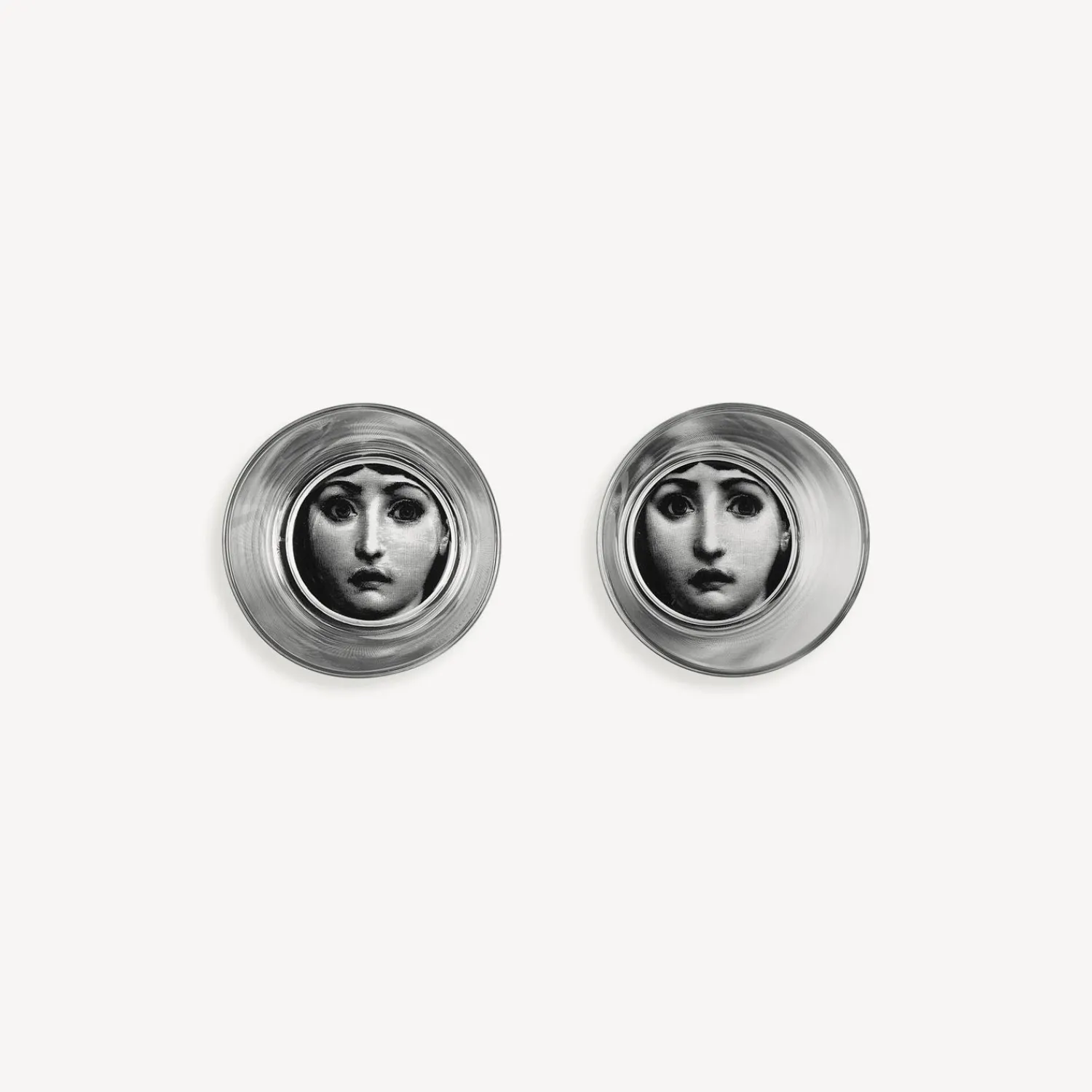 Sale Set 2 Bicchieri Tema E Variazioni Bicchieri E Sottobicchieri