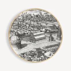 Outlet Set 6 Piatti Citta D'Italia Piatti Decorativi