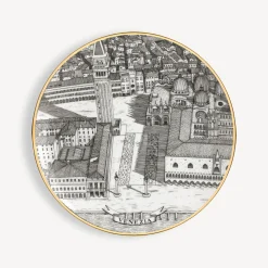 Outlet Set 6 Piatti Citta D'Italia Piatti Decorativi