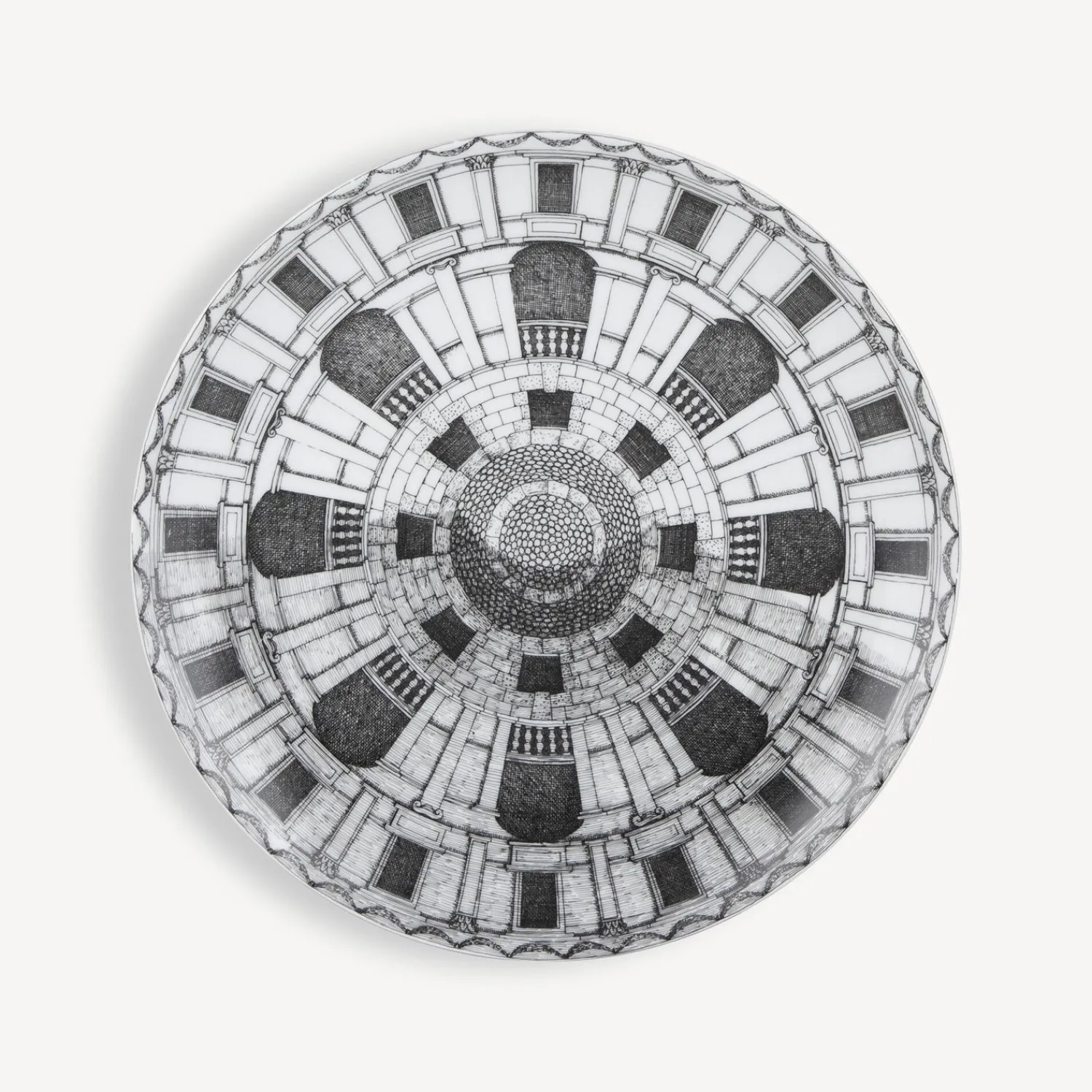Outlet Set 6 Piatti Cortili Piatti Decorativi