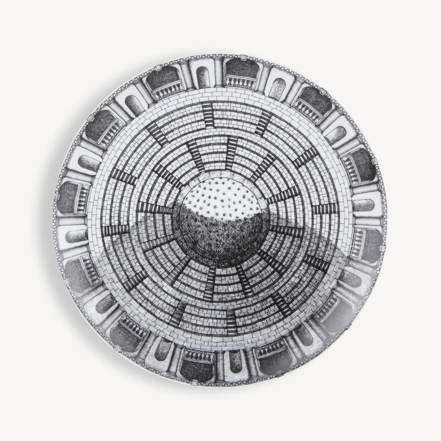 Outlet Set 6 Piatti Cortili Piatti Decorativi
