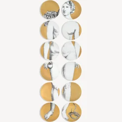 New Set 12 Piatti Eva Piatti Decorativi