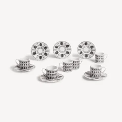 Cheap Set 6 Tazzine Caffe Architettura Set Da Te E Caffe
