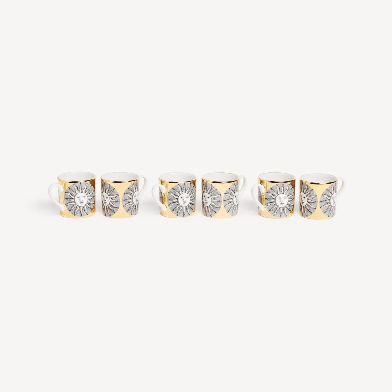Hot Set 6 Tazzine Caffe Sole Set Da Te E Caffe
