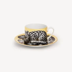 Outlet Tazza Te Alta Fedelta Leopardato Set Da Te E Caffe