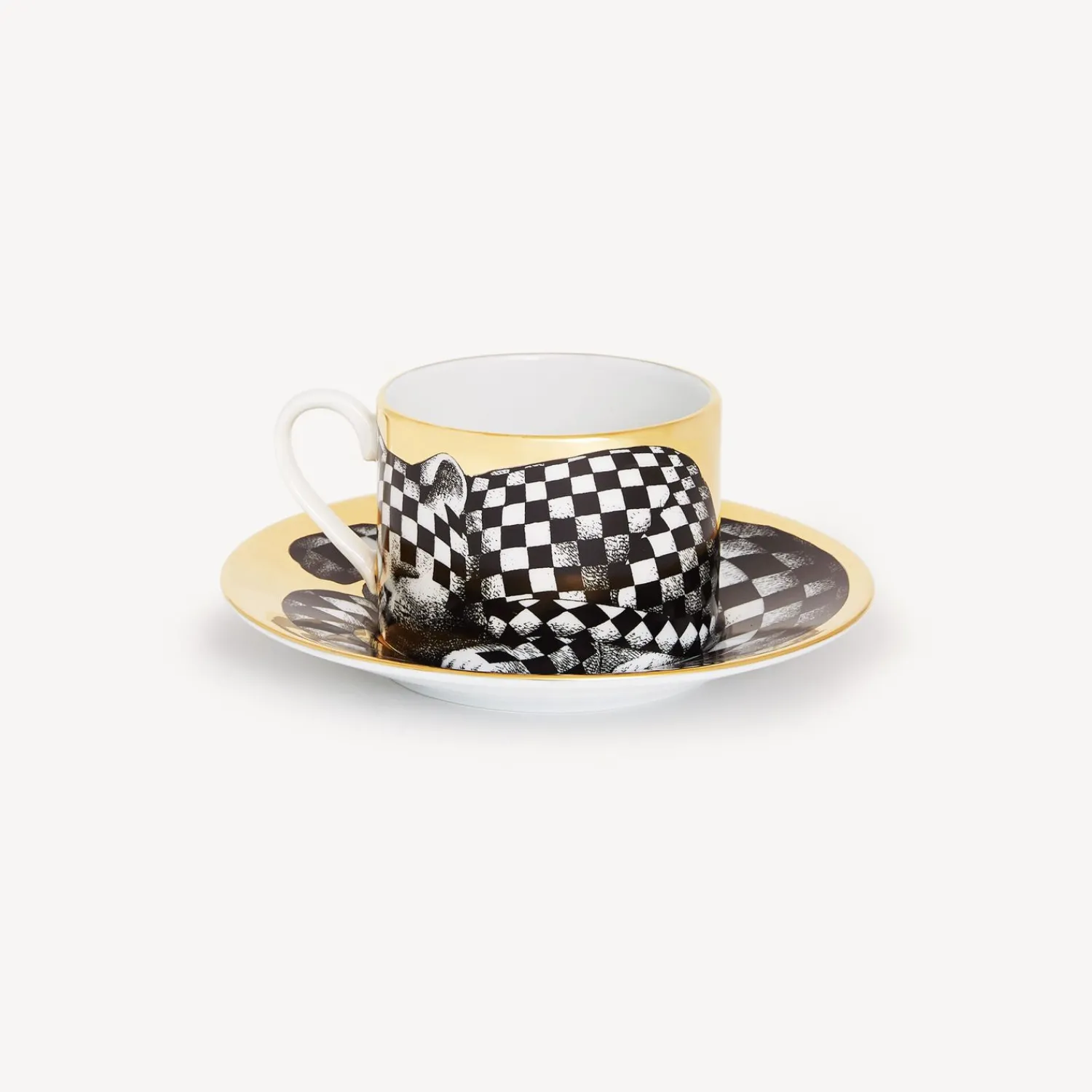 Discount Tazza Te Alta Fedelta Quadrettato Set Da Te E Caffe