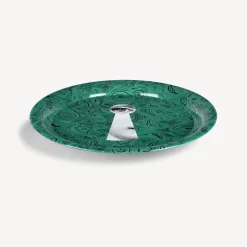 New Vassoio Serratura Su Malachite Vassoi E Pliants Decorativi