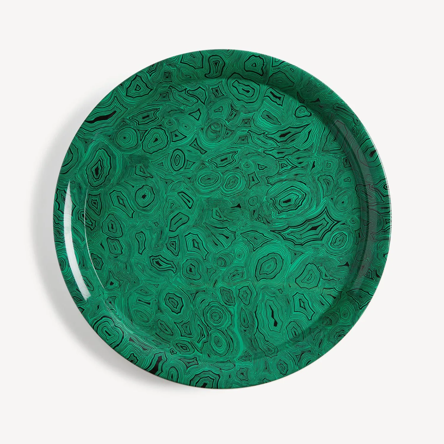 Outlet Vassoio Verde Malachite Vassoi E Pliants Decorativi
