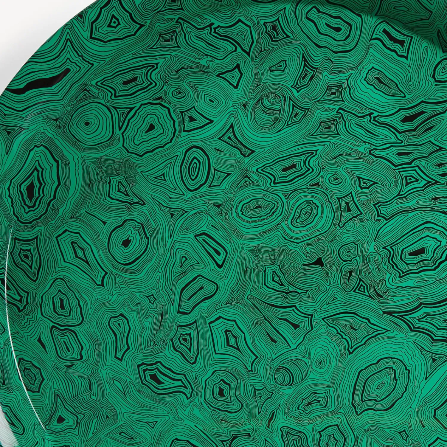 Outlet Vassoio Verde Malachite Vassoi E Pliants Decorativi